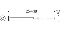 Полотенцедержатель Colombo Design Plus W4915