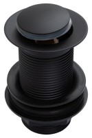 Донный клапан для раковины Allen Brau Eclipse 5.E1009-31 без перелива, матовый черный