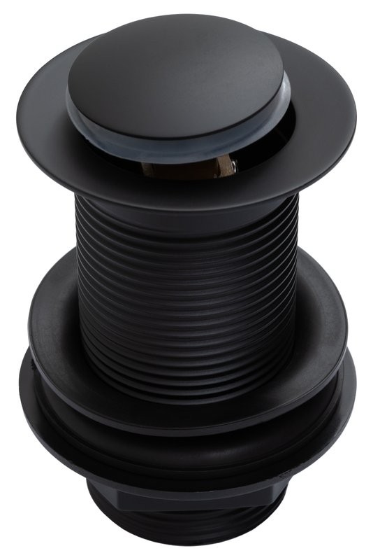 Донный клапан для раковины Allen Brau Eclipse 5.E1009-31 без перелива, матовый черный