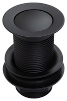 Донный клапан для раковины Allen Brau Eclipse 5.E1009-31 без перелива, матовый черный