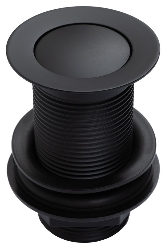 Донный клапан для раковины Allen Brau Eclipse 5.E1009-31 без перелива, матовый черный