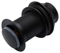 Донный клапан для раковины Allen Brau Eclipse 5.E1009-31 без перелива, матовый черный