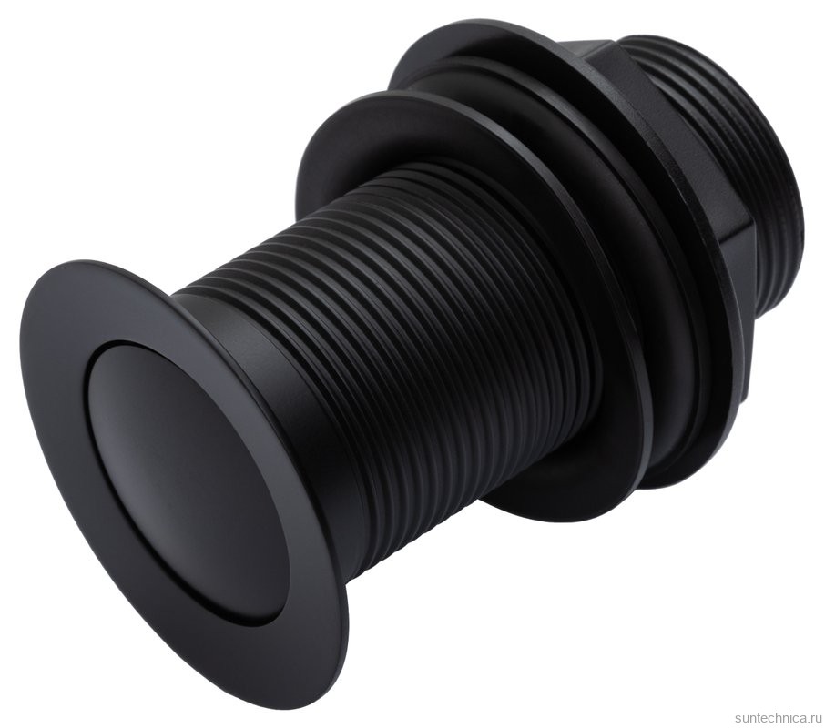 Донный клапан для раковины Allen Brau Eclipse 5.E1009-31 без перелива, матовый черный