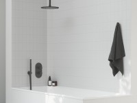 Термостатический смеситель встраиваемый Ravak Espirit ES 067.20BLM.O3.RB07C С ВНУТРЕННЕЙ ЧАСТЬЮ, для ванны с душем, матовый черный