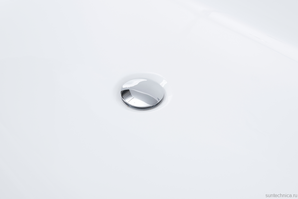 Акриловая ванна Grossman Fly GR-1103M 160x80 см, отдельностоящая, белая матовая, овальная, с каркасом, со сливом-переливом