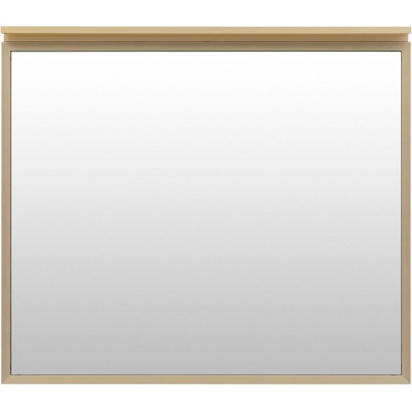 Зеркало Allen Brau Priority 90 с подсветкой, латунь браш