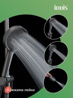 Душевая лейка IDDIS Aiger AIG4FG0i18 матовый графит Душевая лейка IDDIS Aiger AIG4FG0i18 матовый графит