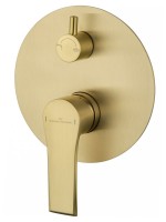 Душевой комплект Wonzon & Woghand Brilliant WW-88939079-BG С ВНУТРЕННЕЙ ЧАСТЬЮ, брашированное золото