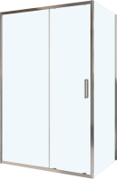 Душевой уголок BelBagno Luce AH-1-130/90-C-Cr профиль хром, стекло прозрачное