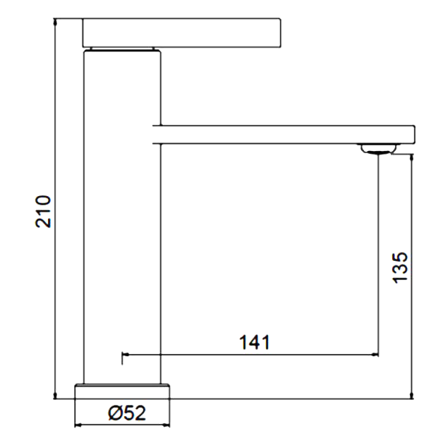 Смеситель для раковины Frap H899 F10899-16 черный