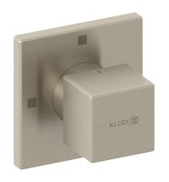 Переключатель потоков Kludi Decus 54846N575 брашированный никель, на три потребителя