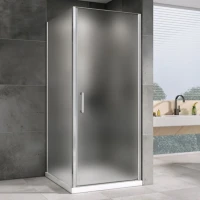Душевой уголок Abber Sonnenstrand AG04080M-S75M 75x80, профиль хром, стекло матовое