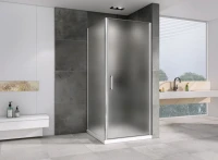 Душевой уголок Abber Sonnenstrand AG04080M-S75M 75x80, профиль хром, стекло матовое