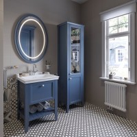 Тумба с раковиной VitrA Valarte 65 стальная синяя