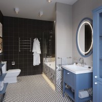 Тумба с раковиной VitrA Valarte 65 стальная синяя