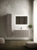 Тумба с раковиной Sancos Snob R 100 см, doha soft