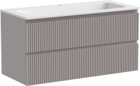 Тумба с раковиной Sancos Snob R 100 см, doha soft