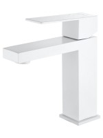 Смеситель для раковины Wonzon & Woghand WW-A40982-MW белый матовый