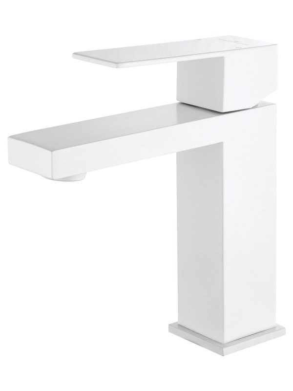 Смеситель для раковины Wonzon & Woghand WW-A40982-MW белый матовый