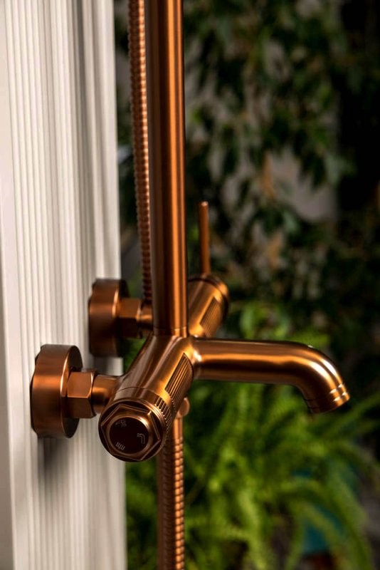 Душевая стойка Boheme Eterna 178-BRB brushed bronze