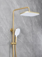 Душевая стойка Haiba HB24831-5 брашированное золото Душевая стойка Haiba HB24831-5 брашированное золото