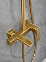 Душевая стойка Haiba HB24831-5 брашированное золото Душевая стойка Haiba HB24831-5 брашированное золото