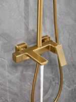 Душевая стойка Haiba HB24831-5 брашированное золото Душевая стойка Haiba HB24831-5 брашированное золото
