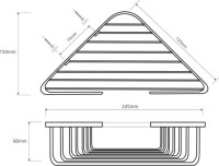 Полка Bemeta Cytro 102308122 угловая
