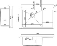 Мойка кухонная Zorg HD 7851- L