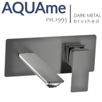 Смеситель для раковины AQUAme Savona темный металл AQM6815GM Смеситель для раковины AQUAme Savona темный металл AQM6815GM