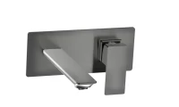 Смеситель для раковины AQUAme Savona темный металл AQM6815GM Смеситель для раковины AQUAme Savona темный металл AQM6815GM