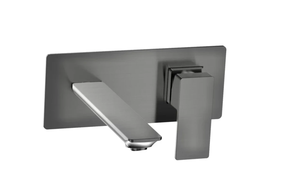Смеситель для раковины AQUAme Savona темный металл AQM6815GM