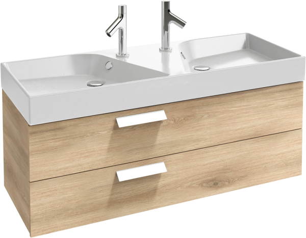 Тумба с раковиной Jacob Delafon Rythmik Rythmik 120 2 ящика квебекский дуб