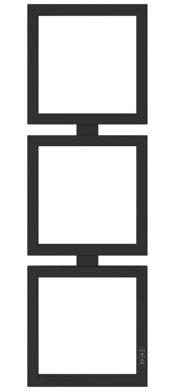 Полотенцесушитель электрический Сунержа Этюд E 31-0845-1030 105x35 см, подключение справа, матовый черный