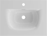 Мебель для ванной комнаты BelBagno Uno 60 подвесная, 2 ящика, bianco opaco