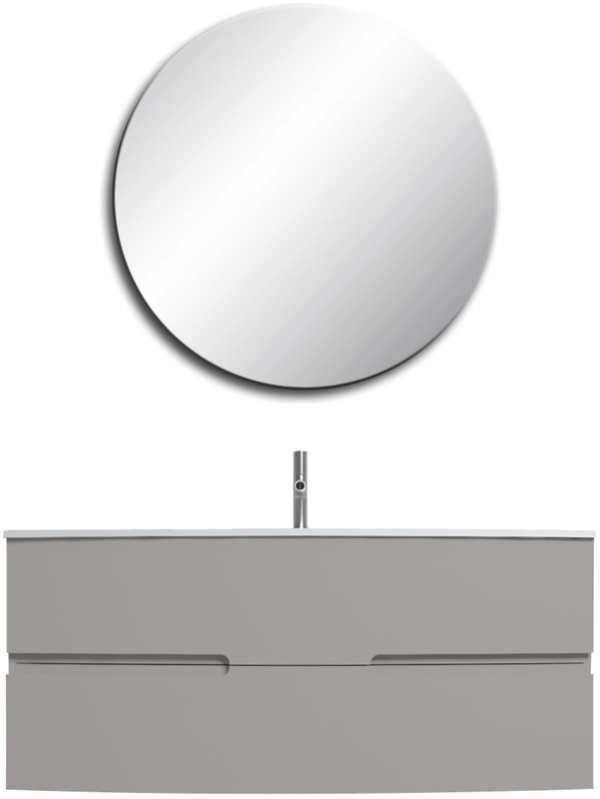 Мебель для ванной комнаты Jacob Delafon Nona 120 глянцевый серый титан