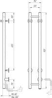 Полотенцесушитель электрический Domoterm Танго 109-V2 14x92, R