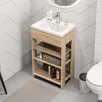 Тумба с раковиной 1MarKa Revo 50Н дуб сонома