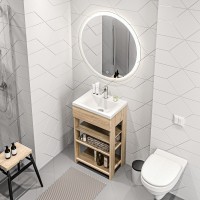 Тумба с раковиной 1MarKa Revo 50Н дуб сонома
