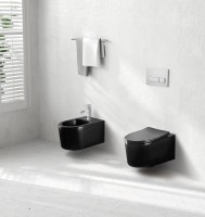 Биде подвесное AQUATEK Мия AQ1004-MB матовое черное