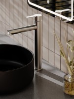 Смеситель для раковины Agger Easy A3112122 сатин матовый Смеситель для раковины Agger Easy A3112122 сатин матовый