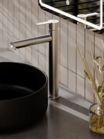 Смеситель для раковины Agger Easy A3112122 сатин матовый Смеситель для раковины Agger Easy A3112122 сатин матовый