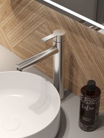 Смеситель для раковины Agger Easy A3112122 сатин матовый Смеситель для раковины Agger Easy A3112122 сатин матовый