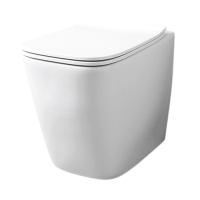 Унитаз приставной напольный ArtCeram A16 Reel ASA001 01 71 с микролифтом, безободковый, глянцевый белый