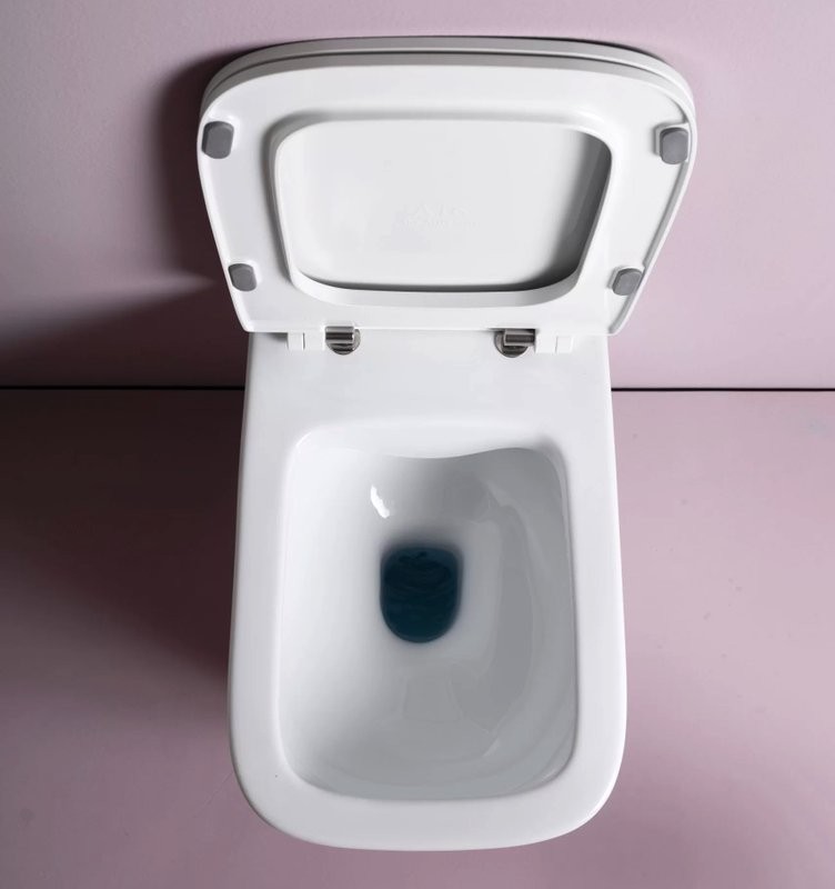 Унитаз приставной напольный ArtCeram A16 Reel ASA001 01 71 с микролифтом, безободковый, глянцевый белый