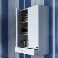 Шкаф СанТа Стандарт ПШ 60х90 2 двери, 1 ящик