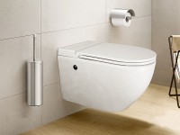 Унитаз подвесной AZARIO AZ-102C безободковый, с монтажной рамой, глянцевый белый