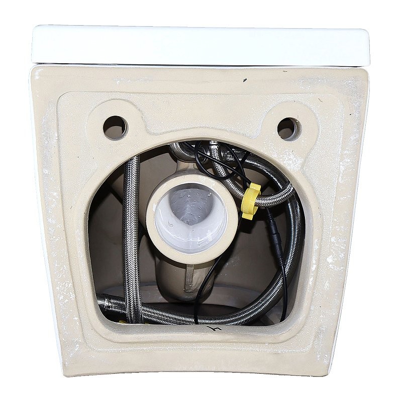 Унитаз подвесной AZARIO AZ-102C безободковый, с монтажной рамой, глянцевый белый