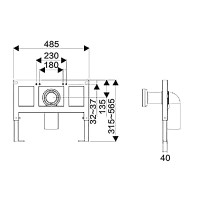 Унитаз подвесной AZARIO AZ-102C безободковый, с монтажной рамой, глянцевый белый