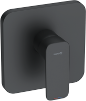 Встраиваемый смеситель для душа и ванны Kludi Pure&Style 406553975 черный матовый